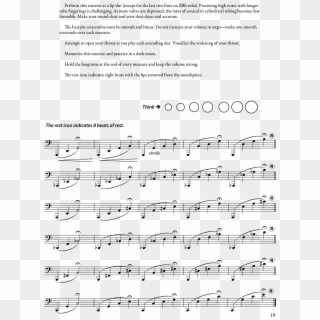 Developing High Register For Tuba Vol - Sheet Music Clipart