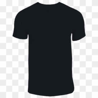 Black T-shirt Plain - Navy Bella Canvas T Clipart