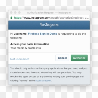 Upon Approval The User Is Redirect Back To The /instagram-callback - Instagram Clipart
