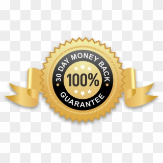 100% 30-day Money Back Guarantee - Safe And Secure Guarantee Clipart