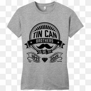 Girly Grey Tin Can Brothers World's Fair Black T-shirt - Ac Dc Band Shirt Clipart