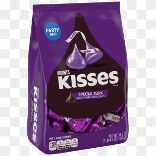 Hershey's Kisses Special Dark Mildly Sweet Chocolate - Kisses Dark Clipart