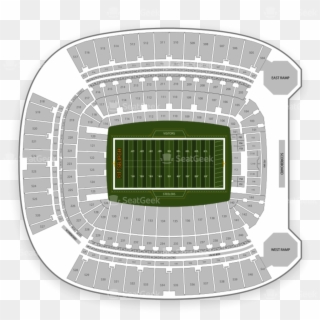 Jpg Transparent Library Seating Chart Map Seatgeek - Soldier Field Clipart