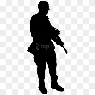 Free Png Soldier Silhouette Png - Silhouette Clipart