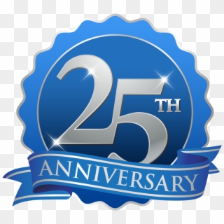 25th Anniversary Png - 25th Anniversary Blue Clipart
