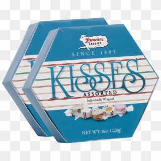Assorted Taffy Kisses Hexagon Boxes - Paper Clipart