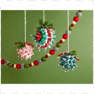 Kisses Kistletoe - Christmas Ornament Clipart