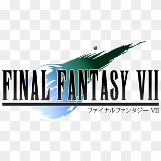 Ff Viiffvii Logo With White - Final Fantasy 7 Icon Clipart