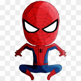 Chibi Spiderman Png - Spider Man Em Chibi Clipart (#1504109) - PikPng
