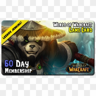 World Of Warcraft Game Card - Mist Of Pandaria Clipart