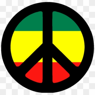 Bob Marley Peace Symbol , Png Download - Bob Marley Peace Sign Clipart
