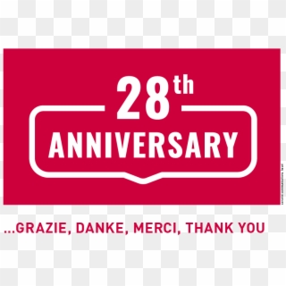 28th Anniversary - 28th Anniversary Png Clipart