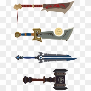 Made Some In-game Weapons In Illustrator - Weapon In Illustrator Clipart