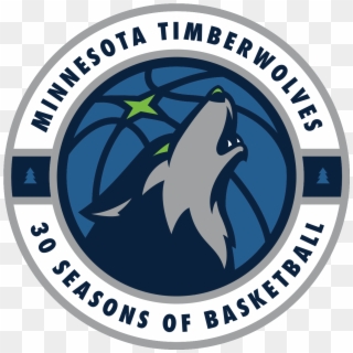 Welcome To The 30th Season Of Timberwolves Basketball - Emblem Clipart