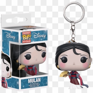 Mulan Disney Princess Pop Vinyl Keychain - Funko Mulan Keychain Clipart