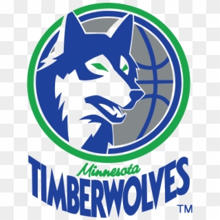 Minnesota Timberwolves Logo 1989-1996 - Minnesota Timberwolves First Logo Clipart