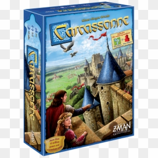 Carcassonne Strategy Board Game - Board Game Carcassonne Clipart