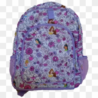 Disney Princess White Purple Backpack Belle Jasmine - Backpack Clipart