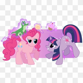 Here Is Something Different For A Jackie Chan Adventures - My Little Pony Pinkie Pie And Twilight Sparkle Clipart