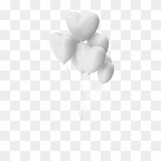 #ftestickers #white #balloons #heart #freetoedit - Balloon Clipart