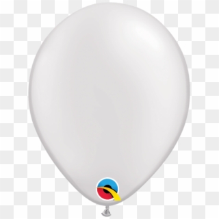 Pearlized White Latex Balloon - Qualatex Clipart