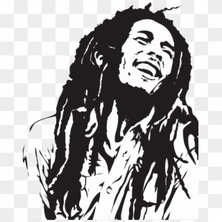 2264 X 2801 13 - Stencil Art Bob Marley Clipart