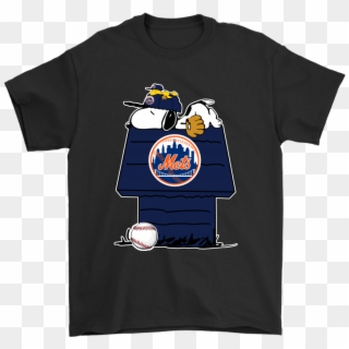 New York Mets Snoopy And Woodstock Resting Together - Griezmann Take The L Clipart