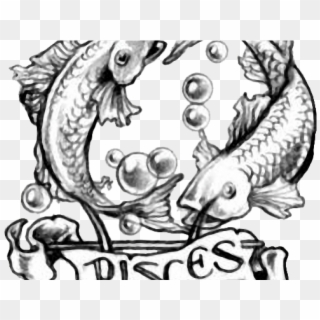 Pisces And Taurus Zodiac Art Clipart