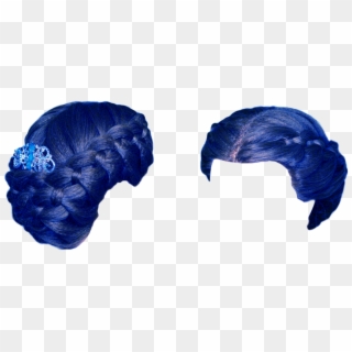 Blue Hair Png - Blue Wig Transparent Background Clipart