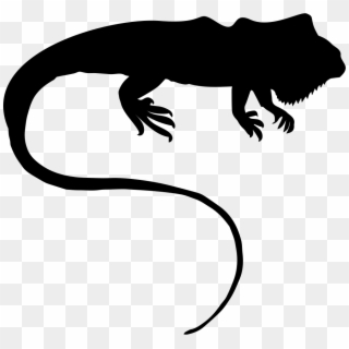 Png File Svg - Iguana Silhouette Png Clipart