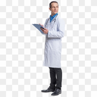 Cut Out Doctor Man Standing - Png Doctor People Cutout Clipart