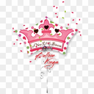 Baby Girl Crown - New Little Princess Balloon Clipart