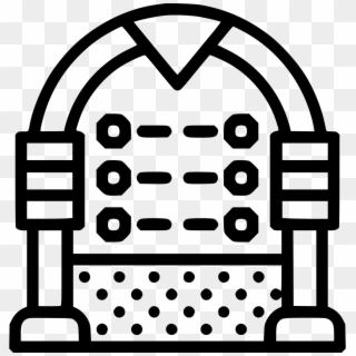 Jukebox Svg Png Icon - Hotel White And Black Clipart
