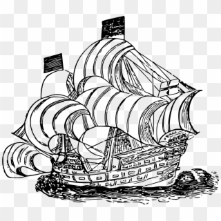 This Free Icons Png Design Of Drake's Ship Clipart