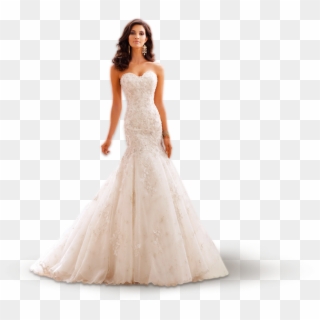 Bride - Transparent Wedding Dress Png Clipart