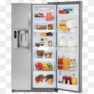 498 X 795 8 - Lg Side By Side Refrigerator Inside Clipart