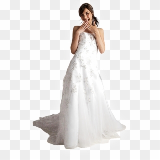 Bride - Girl In Wedding Dress Png Clipart