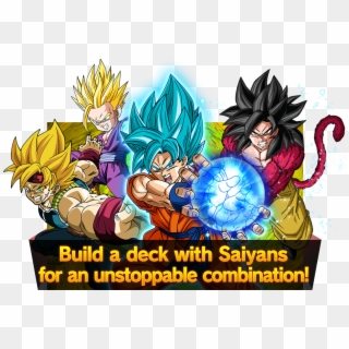 Build A Deck With Saiyans For An Unstoppable Combination - Dragon Ball Clipart