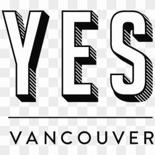 Yes Vancouver Logo - Black-and-white Clipart