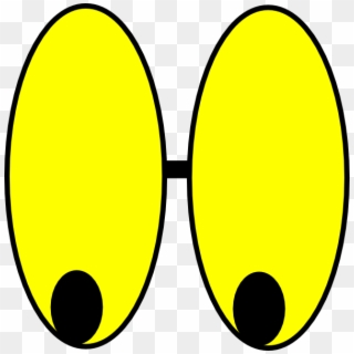 Cartoon With Yellow Eyes Clipart