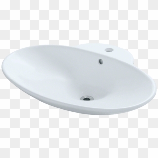 Polaris 24 5/8" Porcelain Oval Bathroom Vessel Sink - Bathroom Sink Clipart