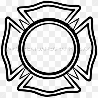 Emergency Maltese Cross Production Ready Artwork For - Redwood City Fire Department Logo Clipart
