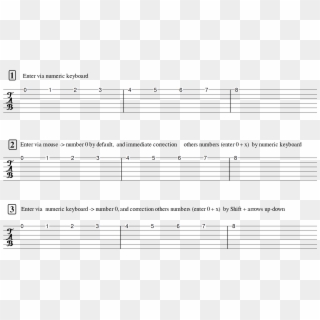 4test Tab Png - Sheet Music Clipart
