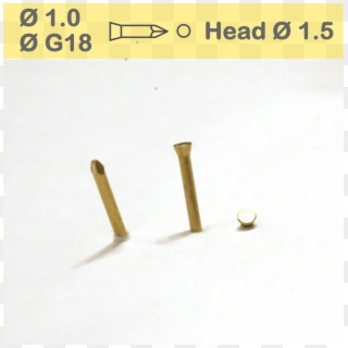 Blackbird Outsole Decoration Nails 1mm Small Cone Head - Calligraphy Clipart
