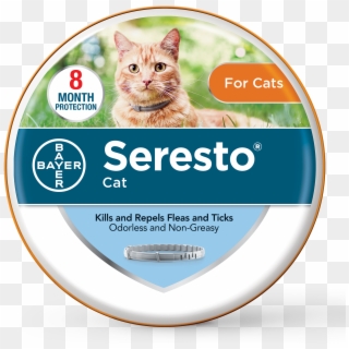 Seresto Flea And Tick Prevention Collar For Cats, 8 - Seresto Kat Png Clipart