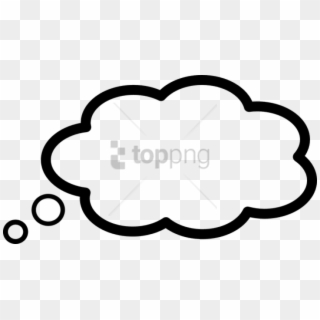 Free Png Thinking Cloud Png Png Image With Transparent - Thinking Clipart