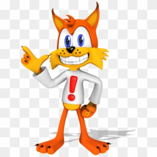 Bubsy The Bobcat Transparent , Png Download - Bubsy The Woolies Strike Back Png Clipart