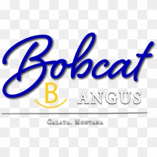 Bobcat Angus - Calligraphy Clipart