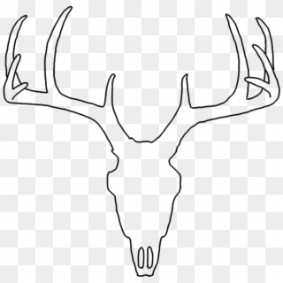 Deer Skull Wall Mounts By White Faux Taxidermy - Elk Clipart