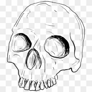 Full Size Of Easy To Draw Deer Skull Way Face A Drawing - Skull Line Png Clipart